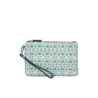 Coccinelle รุ่น New Best Jacquard 19A033 กระเป๋าคล้องมือผู้หญิง สี MULT.AQUA/AQUA ขนาด 19X13 cm