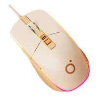 CHENG มีไฟ RGB อุปกรณ์โน๊ตบุ๊คให้ Mouse Komputer สำหรับแล็ปท็อป PC Backlit แสงตามหลักสรีรศาสตร์ RGB USB เมาส์เมาส์มีสายเมาส์เกมแบ็คไลท์เมาส์ตามหลักสรีรศาสตร์