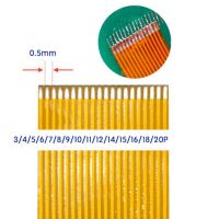 FPC ฝาครอบกันฝุ่น FFC PCB สายไฟ0.5มม. 4 5 6 8 9 10 12 16 18 20 22 24 28 30 40พิน