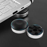 Portable Laptop Stand Mini laptop Cooling Pad For MacBook Small Invisible Cooler Footpad Anti-Slip Notebook Tablet Stand Laptop Stands