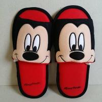 ลิขสิทธิ์แท้ รองเท้าอยู่บ้าน รองเท้าใส่ในบ้าน รองเท้าสลิปเปอร์ slipper ฟรีไซด์ ขนาดยาว 10 นิ้ว Mickey mouse มิกกี้เม้าส์