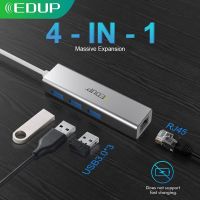 EDUP USB C HUB 1000Mbps 3 Ports USB 3.0 Type C HUB USB to Rj45 Gigabit Ethernet Adapter for Laptop Computer Accessories