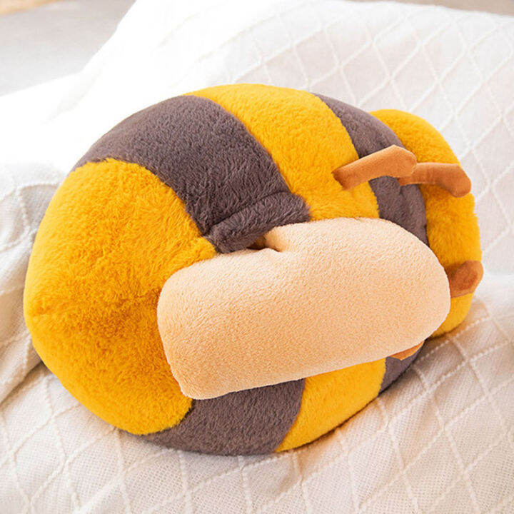 ตุ๊กตาผ้ากำมะหยี่ผึ้งยัดไส้น่ารักบัมเบิ้ลบี-plushie-ของขวัญวันหยุดสำหรับผู้ใหญ่เด็กผู้หญิง