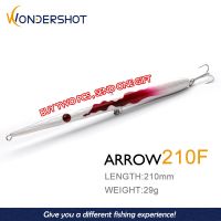 Wondershot D12 ARROW 210F Floating Lure Pencil Wobblers 210mm/30g Long Casting Bait Stickbaits Sea Bass Fishing Lures 2021