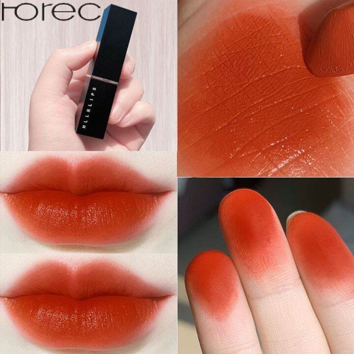 horec-ลิปสติก-เนื้อแมตต์-สีพีช-สีแดงก่ำ-สีส้มอิฐ-กันน้ำ-ติดทน-เพิ่มความชุ่มชื้น-3-2-กรัม