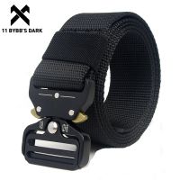 11 BYBBs DARK Tactical Belt Men Adjustable Heavy Duty Military 2020 Fashion Streetwear Hunting Accessories Waist Metal Buckle