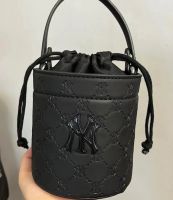 Mlb Bucket Bag 2022 Autumn And Winter New Perfume Bag Fashion Ny Womens Bag Nano Bucket Bag Shoulder Bag Matte Leather M