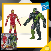 แพ็คคู่ Titan Hero Series Iron man &amp; Venomized Hulk : Marvel Spider-man Maximum Venom Blast Gear 12 นิ้ว ของเล่นของสะสม