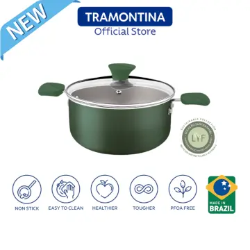 Tramontina Paris Texture 24 cm Aluminum Non-Stick High Pot