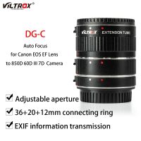 Viltrox DG-C หลอดขยายมาโครวงแหวนอะแดปเตอร์เลนส์สำหรับ EOS DSLR 60D 80D