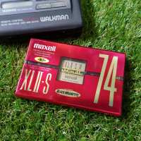 เทปคาสเซ็ทม้วนเปล่า Maxell XL II-S Type II Chrom 74 นาที audio cassette tape vintage audio cassette tape 1995 (Rare) เทปใหม่อยู่ในซีล