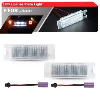 For Jeep Renegade BU/520 B1 Sport Latitude Altitude Limited Trailhawk 2015-2021 Error Free Led License Plate Light Auto Tag Lamp Bulbs  LEDs HIDs