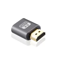 【In-demand】 10ชิ้น/ล็อต HDMI 1.4 DDC EDID แผ่นล็อกวิดีโอหน้าจอจำลองการแสดงผลผีหัวขาดตัวแปลงเสมือนจริงปลั๊กตัวแปลง