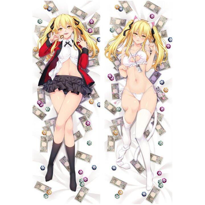 aa-ร้อน-60x180cm-อะนิเมะหมอนคู่-kakegurui-jabami-yumeko-meari-saotome-dakimakura-เคสเครื่องนอนกอดร่างกายปลอกหมอนของขวัญ