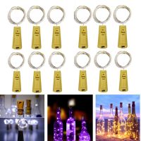 Wine Bottle Lights with Cork 30 LED Fairy Lights Garland Christmas String Light Outdoor Decor Battery Powered Wedding Decoration