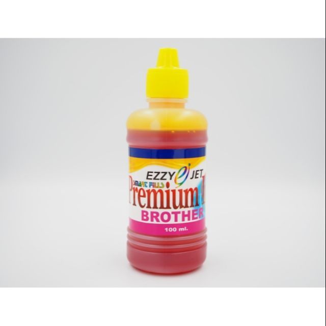 Ezzy-jet BROTHER Inkjet Premium Ink หมึกเติมอิงค์เจ็ท BROTHER ขนาด 100 ml. ( Yellow - สีเหลือง)