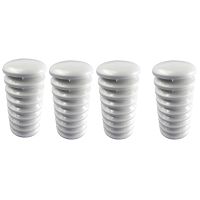 4X White Plastic Outer Shield for Thermo Hygro Sensor, for Weather Station (Transmitter / Thermo Hygro Sensor)