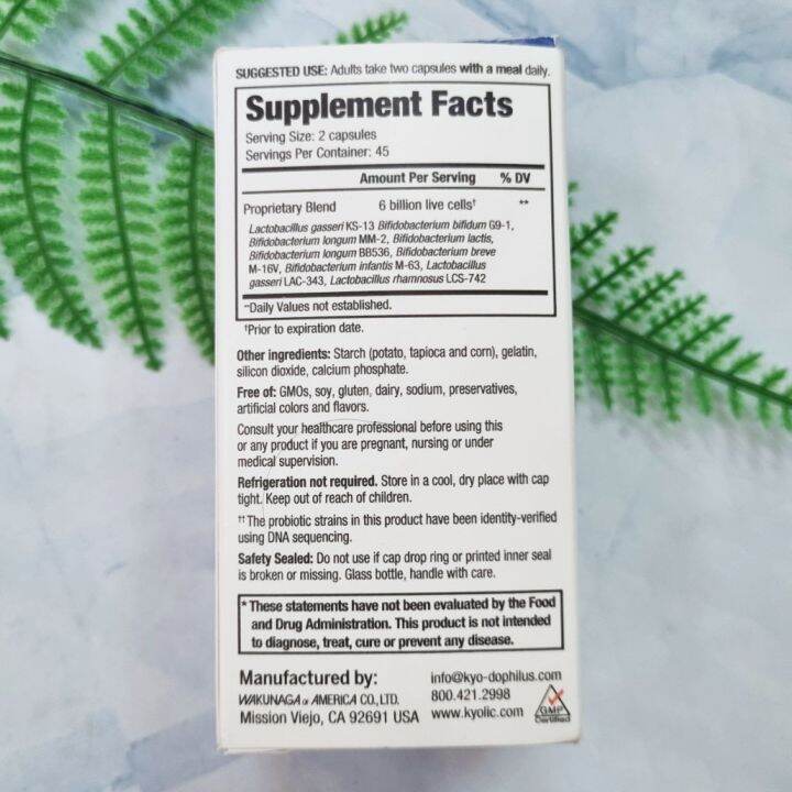 โปรไบโอติก-9-สายพันธุ์-สนับสนุนระบบย่อยอาหาร-และสุขภาพลำไส้-multi-9-probiotic-6-billion-cfu-90-capsules-kyo-dophilus