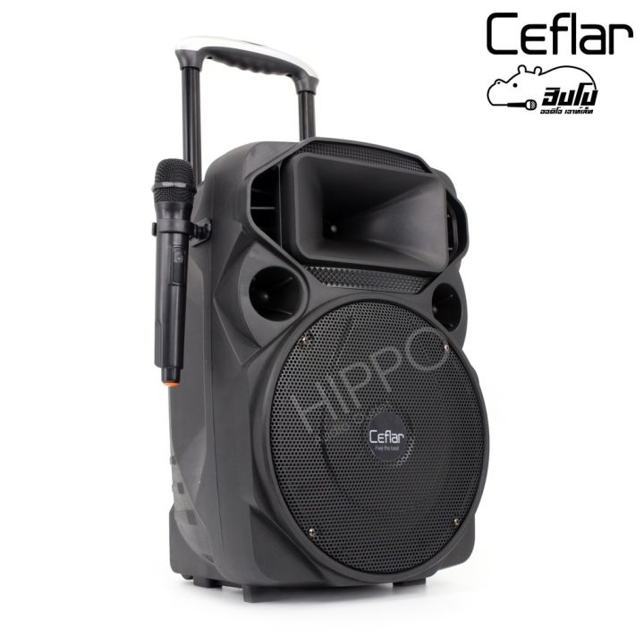 ceflar-m1241-ลำโพงบลูทูธ-9000วัตต์-พร้อมไมค์ลอย-1-ตัว