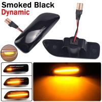 2Pcs Dynamic Blinker LED Side Marker Turn Signal Light For Volvo S80 S60 XC90 MK1 2003-2009 XC70 V70 MK2 2000-2008 30722641 30722642