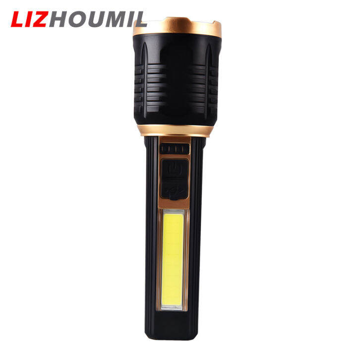 lizhoumil-ไฟฉายแสงกลางแจ้งกันน้ำแบบชาร์จ-usb-เดินป่าตั้งแคมป์โคมไฟ-cob-ไฟฉายฉุกเฉินข้าง