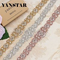 ◎✐ Luxury Wedding Dress Rhinestone Dress Rhinestone Applique Bridal Belt Hand Stitch Rhinestone Bridal Belt Waist Chain Accessories