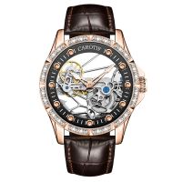 Karotif Douyin Automatic Hollow Mechanical Watch Mens Fashion Waterproof Mens Mechanical Watch 【QYUE】