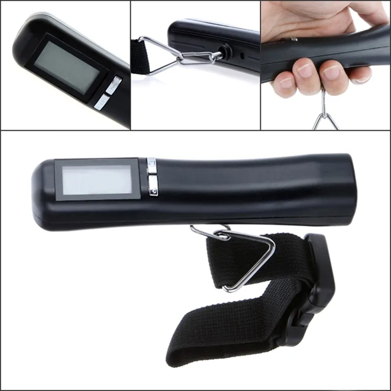 Dropship Portable Digital Luggage Scale 50kg 10g LCD Hanging