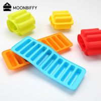 10 Hole Finger Shape Cylinder Silicone Ice Cube Mould Cookies Ice Cream Chocolate Baking Mold Ice Cube Tray Hielo Ice Tray 얼음틀 Ice Maker Ice Cream Mou