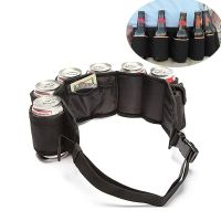 Portable Bottle Waist Beer Belt Bag Outdoor Climbing Camping Hiking Holster Wine Bottles Beverage Can Holder Hanging Organizer