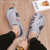 รองเท้าหนังนิ่มนิ่มนิ่มลาย2023 Chinelos Inverno Quente Peludo Unisex รัดกุมในร่ม Sapatos De Algodão Slides Pelúcia Tamancos Pele