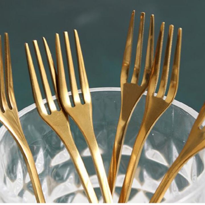 20pcs-stainless-steel-flatware-fruit-fork-dinnerware-appetizer-snack-dessert-fork-kitchen-tableware-leaf-shape