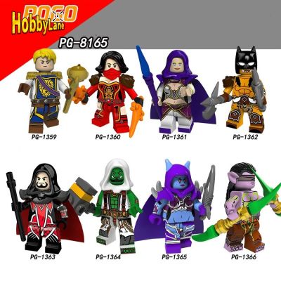 Hobby【สต๊อกพร้อม】 World Of Warcraft Minifigures บล็อกตัวต่อ Kids Toys PG8165