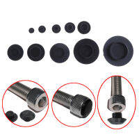 10PCS M5-24 Practical Black Hex Socket Fasteners Screws Covers Caps Allen Bolt Screw Nut Round Head Cover Cap Protector