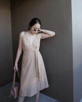 Nitha.w Midi dress เดรสแบบป้าย