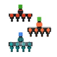 [HOT RUXMMMLHJ 566] Garden Hose Splitter 4-Way Tap Hose Water Splitter Water Tap Connector G1/2 G3/4 G11PCS