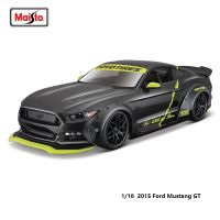 Maisto 1:18 2015ฟอร์ดรุ่น Mustang GT โมเดลรถโลหะผสมแบบสถิตของขวัญของสะสมให้ของขวัญโมเดล