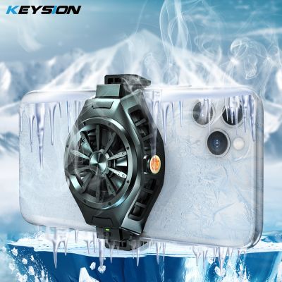 KEYSION พัดลมระบายความร้อนโทรศัพท์มือถือการทำความเย็นของเซมิคอนดักเตอร์สำหรับไอโฟนหัวเหว่ย Samsung Xiaomi OPPO ตัวแผ่รังสีจากมือถือการเล่นเกม PUBG ฮีทซิงค์ Feona