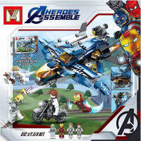 ProudNada Toys ของเล่นเด็ก ตัวต่อเลโก้ เครื่องบิน M AHEROES ASSEMBLE 422+ PCS NO.MG256