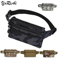 YoReAi New Men Waist Bag Pouch Waterproof Military Belt Shoulder Bags Molle Nylon Mobile Phone Wallet Travel Tool Chest Packs Running Belt