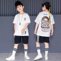 [COD] childrens hip-hop loose short-sleeved hiphop performance boys