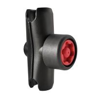 ☁◙ Reliability 9cm Double Socket Arm for 1-Inch Ball Base Mount Motorcycle Phone Extension Arm Firm Rack Phone Holder