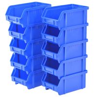 10cs 10X9.5X5cm Stackable Creative Component Box Plastic Box Storage Container Storage Box Garage Storage Rack Tool Organize Box