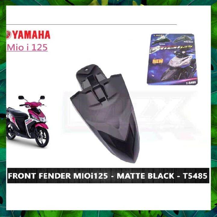 Front Fender Mio i 125 ( Matte Black Black Red ) Lazada PH