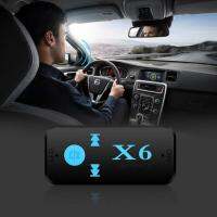 อัพเกรด X6 Bluetooth-Compatible Stereo Audio Receiver Transmitter Mini AUX USB 3.5Mm Jack Car Receiver Car Kit Wireless Adapter