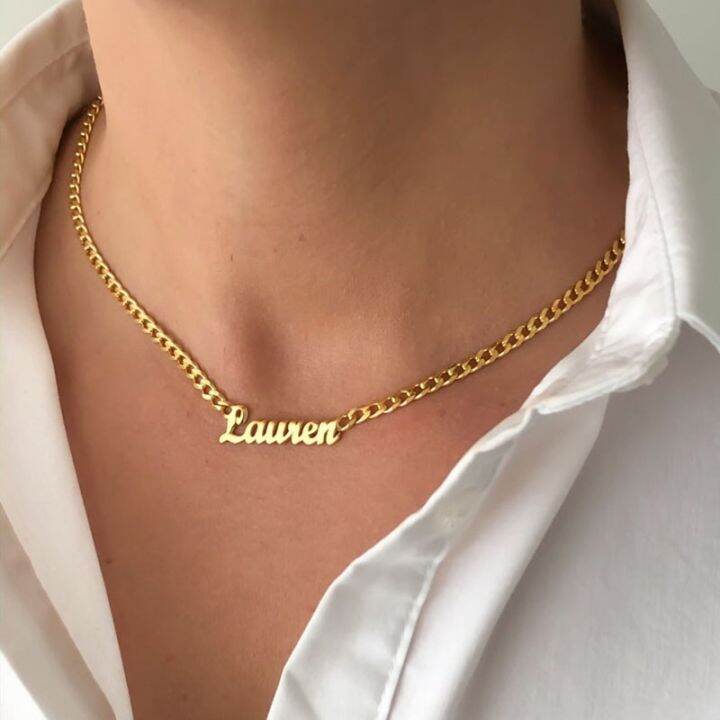 personalised-necklace-stainless-steel-stainless-steel-necklace-collier-name-aliexpress