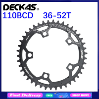 Deckas FOVNO 110BCD ห่วงโซ่จักรยานเสือภูเขา,ห่วงโซ่จักรยานเสือภูเขา MTB ความเร็ว12ตันกว้าง38T 40T 42T 44T 46T 48T 50T 52T 54T 56T 58T สีดำแดงห่วงโซ่ไฟฟ้า