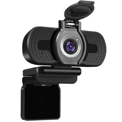 【✱2023 HOT✱】 jhwvulk กล้องเว็บแคม Hd 1080P พร้อมแผงป้องกันฝุ่นสำหรับขาตั้งไมโครโฟนตั้งโต๊ะกล้องเว็บแคมมุมกว้างสำหรับการประชุมทางโทรศัพท์วิดีโอ