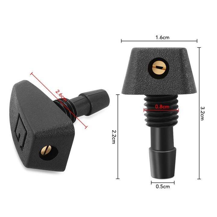 2-pcs-set-car-universal-front-windshield-wiper-nozzle-jet-sprayer-kits-sprinkler-water-fan-spout-cover-washer-outlet-adjustment-windshield-wipers-wash