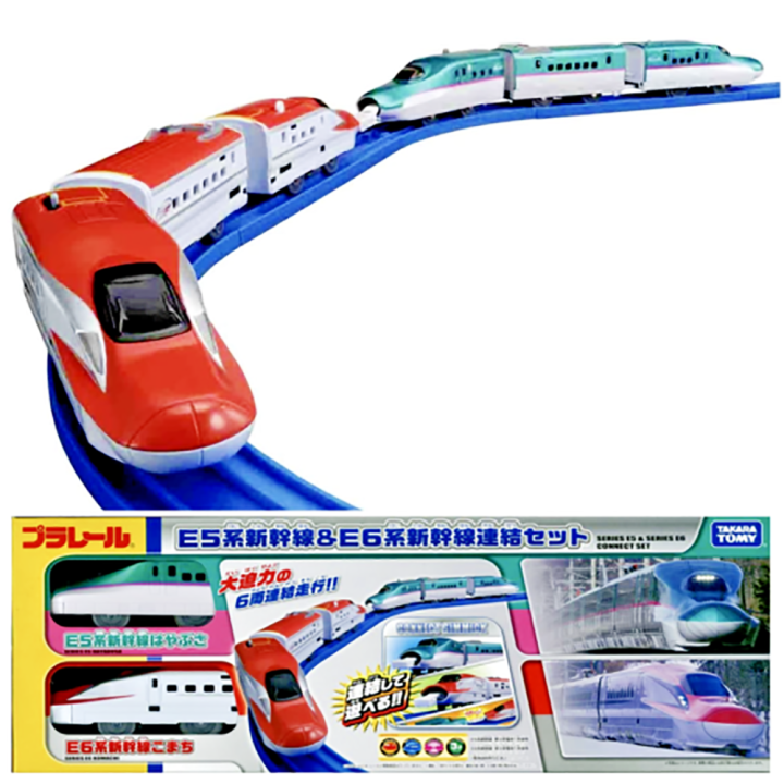 Takara Tomy Shinkansen E5 & E6 Shinkansen hợp Thiết lập trẻ em chất